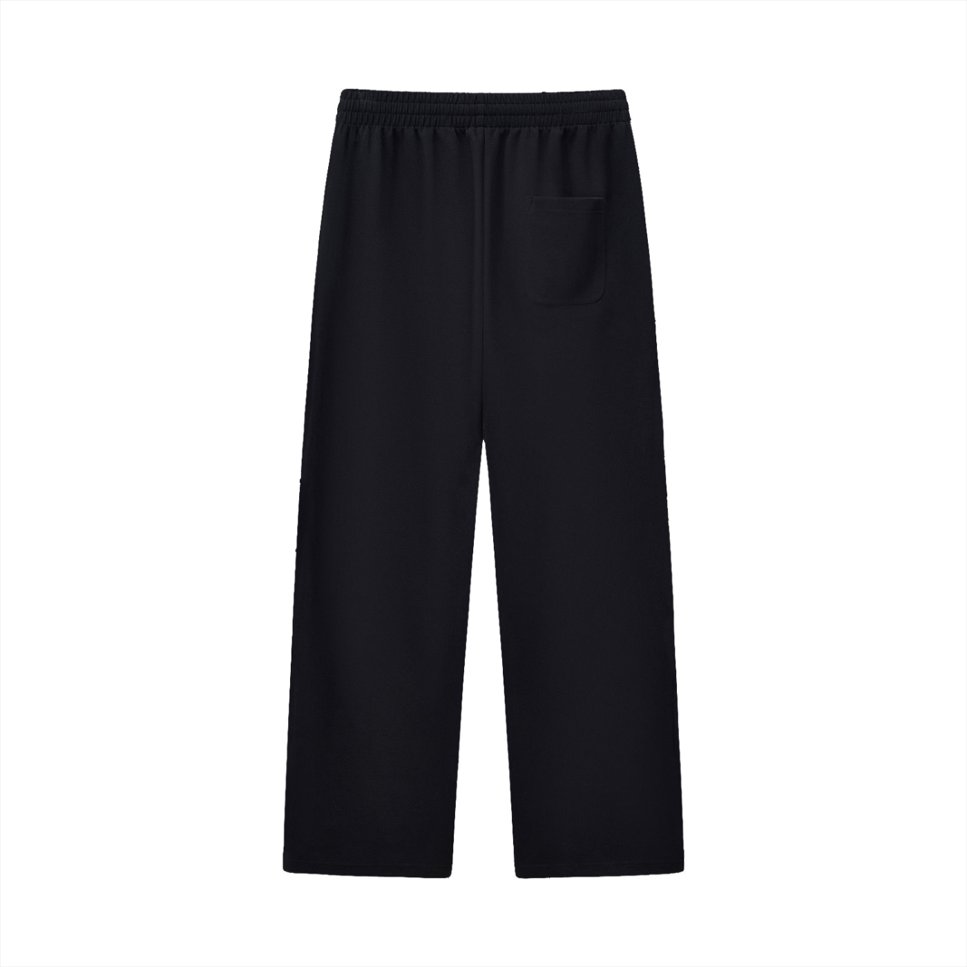 XOUND WAV UP - Curved Stripe Straight Sweatpants