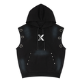 Xound Xleeveless -  (Unisex Vintage Wash Sun Fade Sleeveless Hoodie)