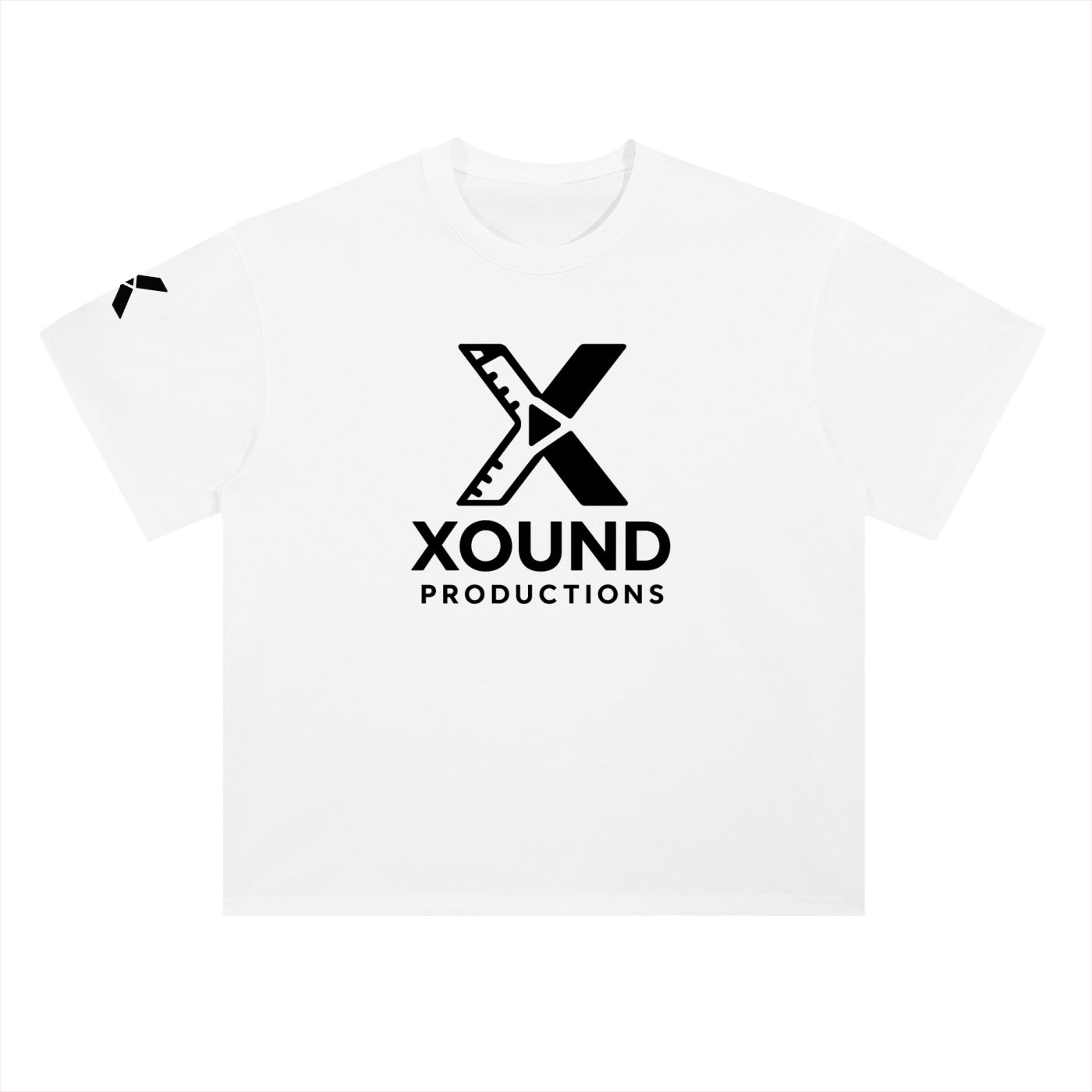 XOUND TEE (DARK FONT) - Heavyweight Drop Shoulder Cotton T-Shirt