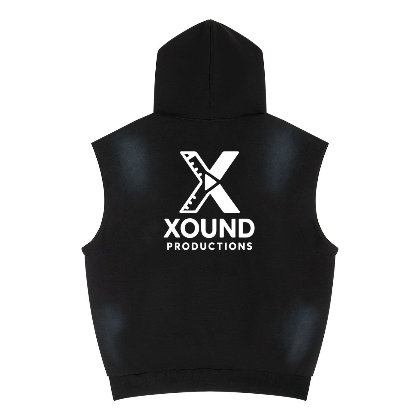 Xound Xleeveless -  (Unisex Vintage Wash Sun Fade Sleeveless Hoodie)
