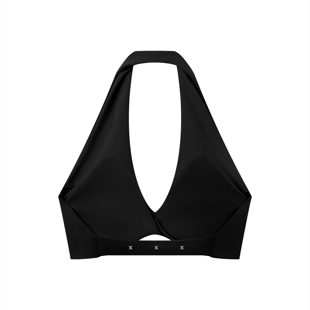 XOUND XHE BRA - Women's Pleated Halter Sports Bra