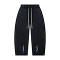 XOUND BARREL UNI - Unisex Mineral Wash Barrel Leg Pants