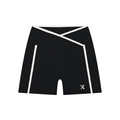 XOUND XHE YOGA SHORTS - Women’s High Rise Color Block Yoga Shorts