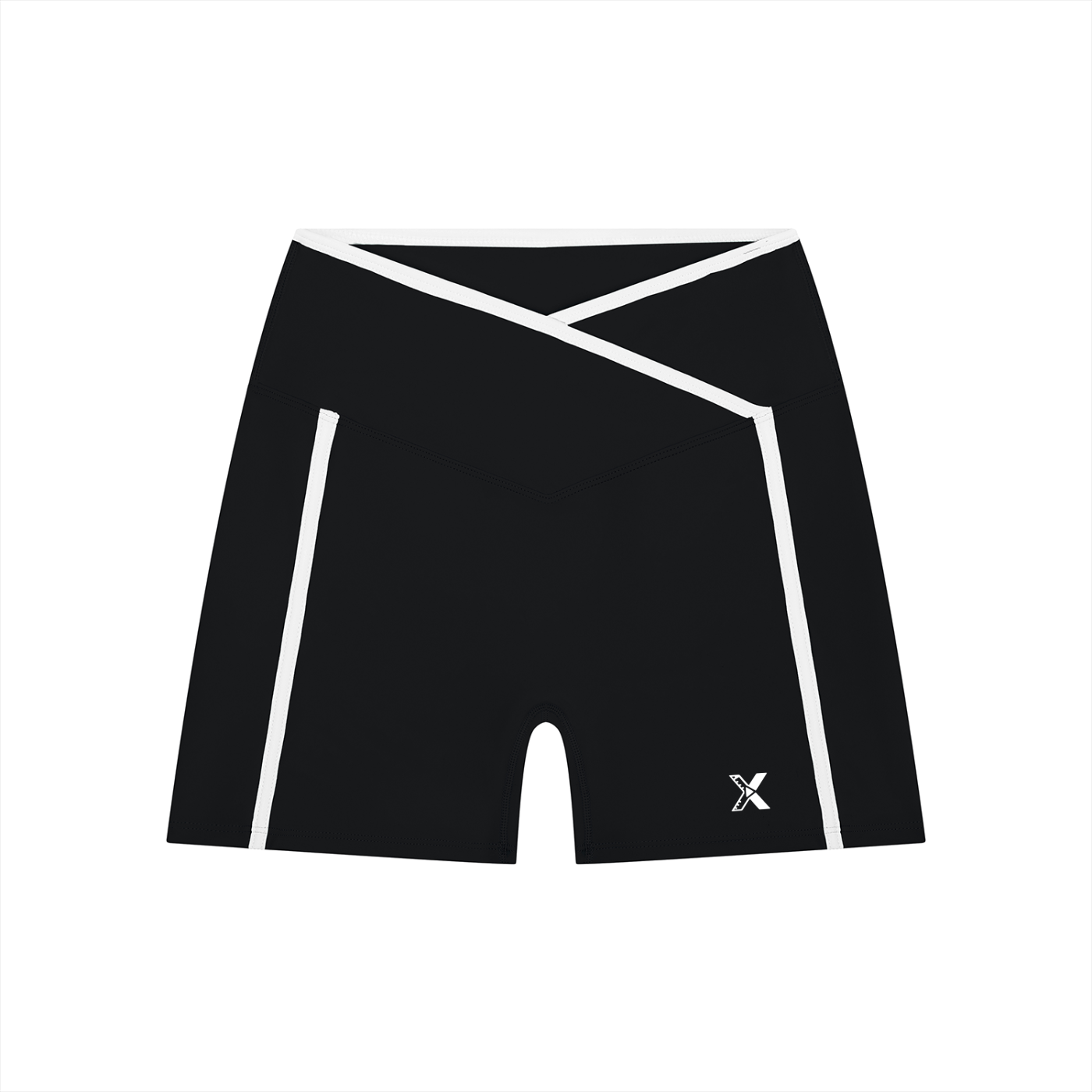 XOUND XHE YOGA SHORTS - Women’s High Rise Color Block Yoga Shorts