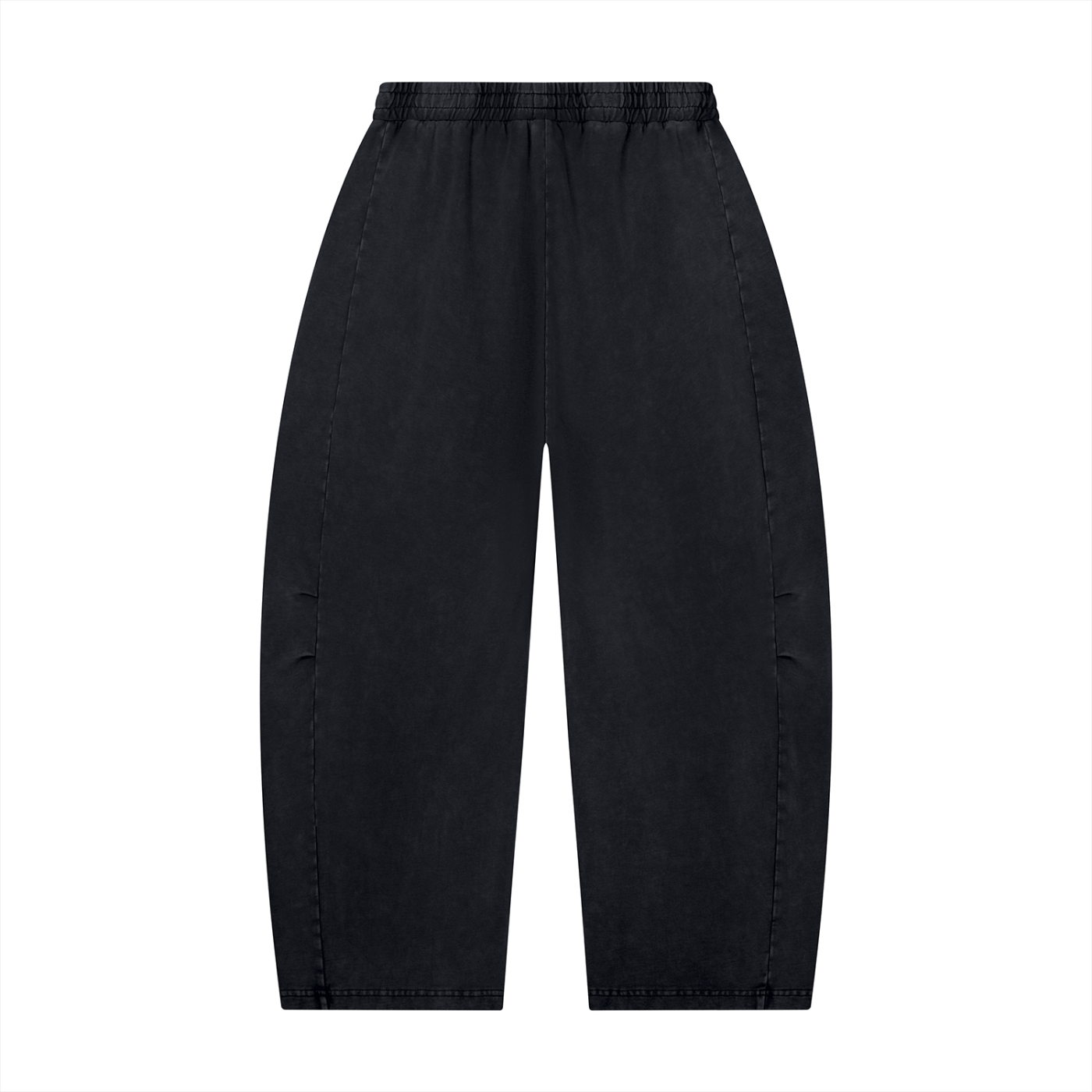 XOUND BARREL UNI - Unisex Mineral Wash Barrel Leg Pants