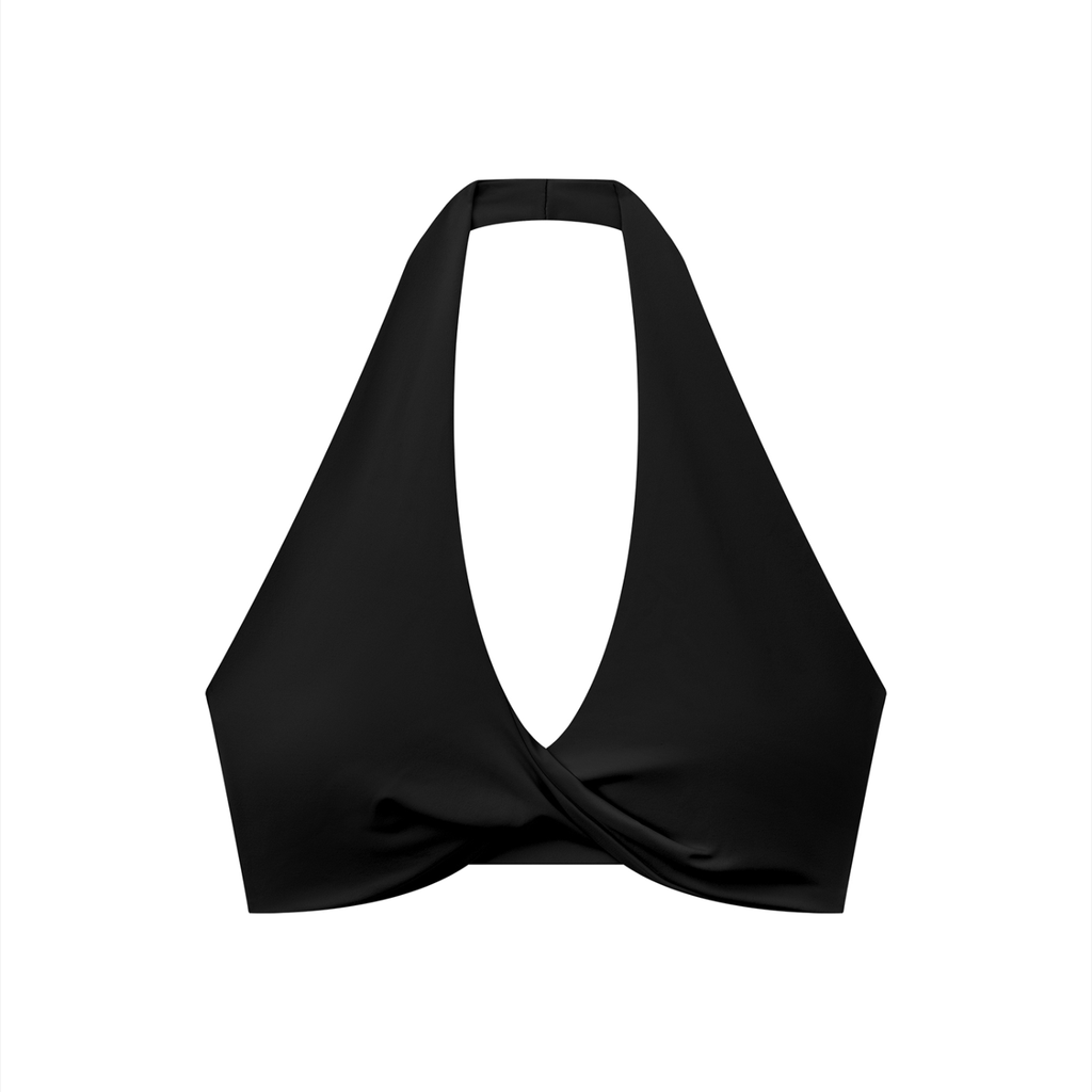 XOUND XHE BRA - Women's Pleated Halter Sports Bra